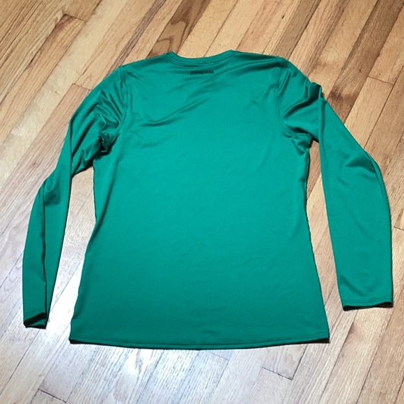 Patagonia Capilene 1 Silk Weight Women's Green Long Sleeve Shirt Size M - Picture 6 of 10